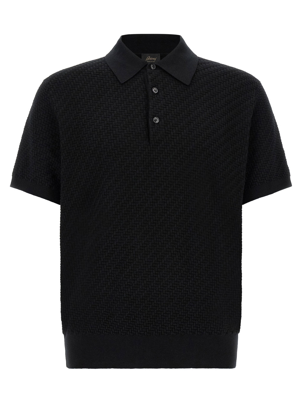 Brioni Trama Weaving Polo