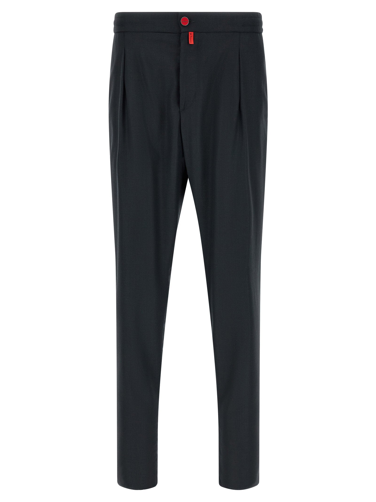 Kiton Red Button Pants