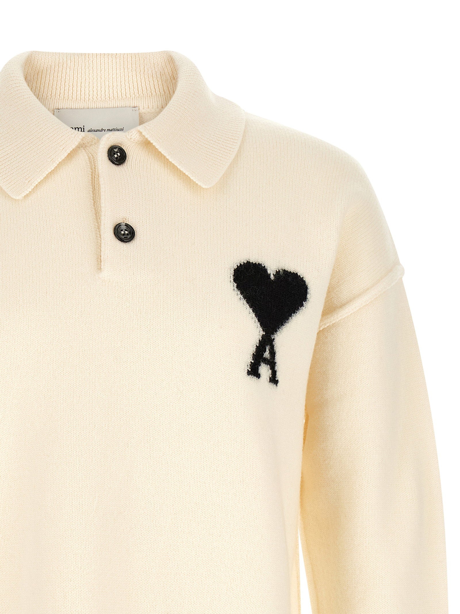 Ami Paris Ami De Coeur Polo Shirt