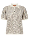 Missoni Zig-zag Knit Polo Shirt