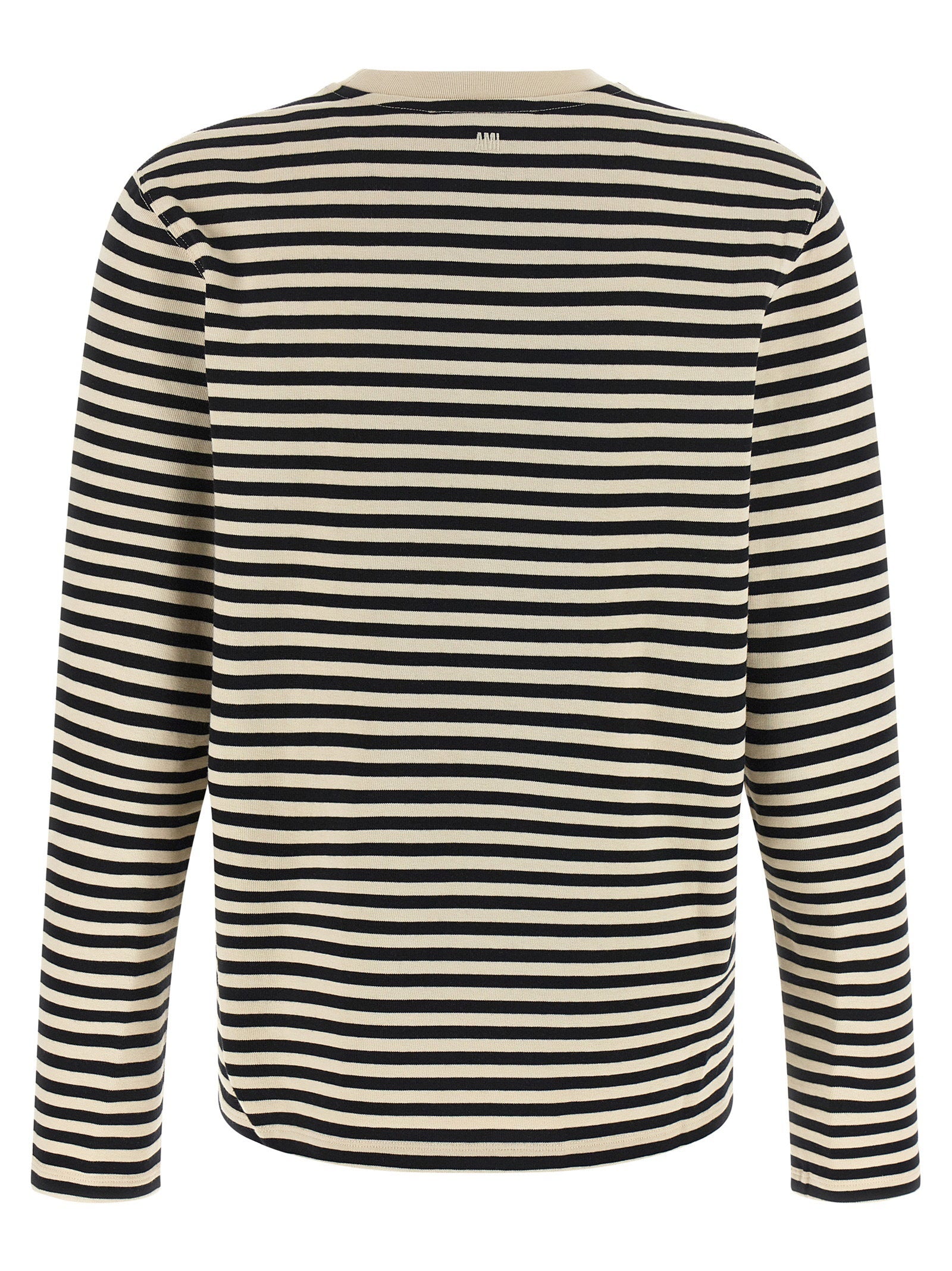 Ami Paris Ami De Coeur Marinière T-shirt