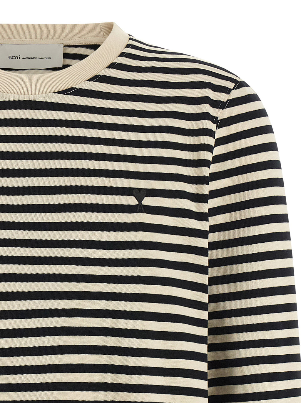 Ami Paris Ami De Coeur Marinière T-shirt