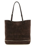 Valentino Garavani Rockstud Medium Suede Shoulder Bag