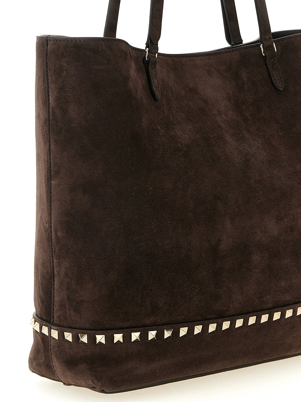 Valentino Garavani Rockstud Medium Suede Shoulder Bag