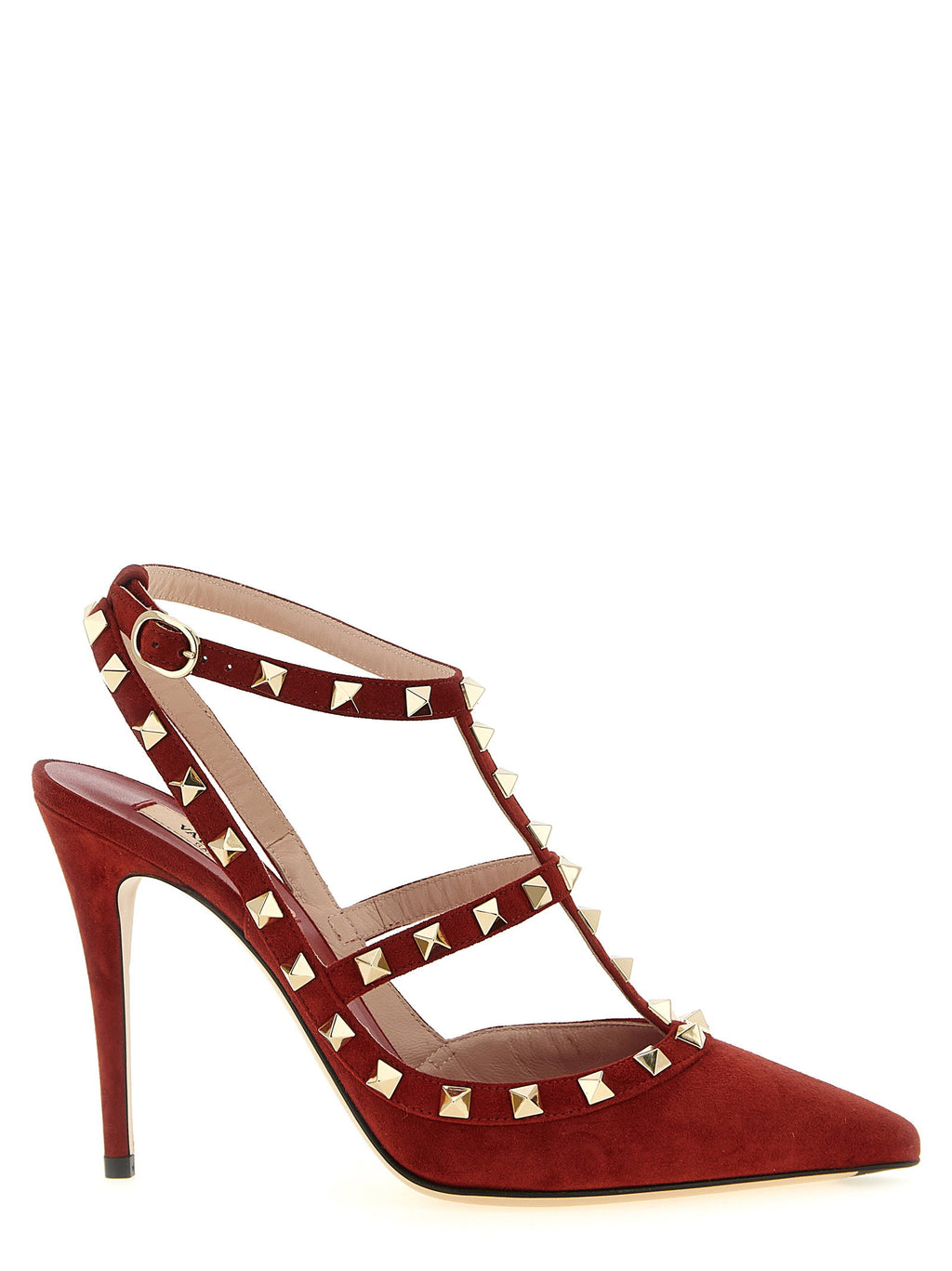 Valentino Garavani Rockstudankle Strap Pumps