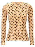 Marine Serre Moon Printed Jersey Top