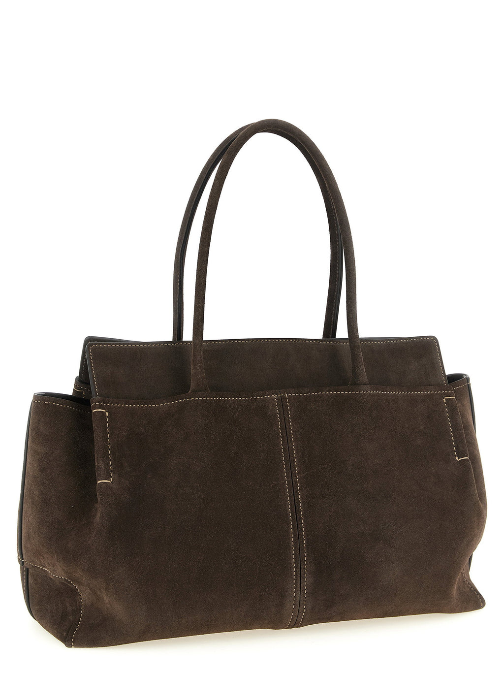Tod's Medium Suede Shopping Bag