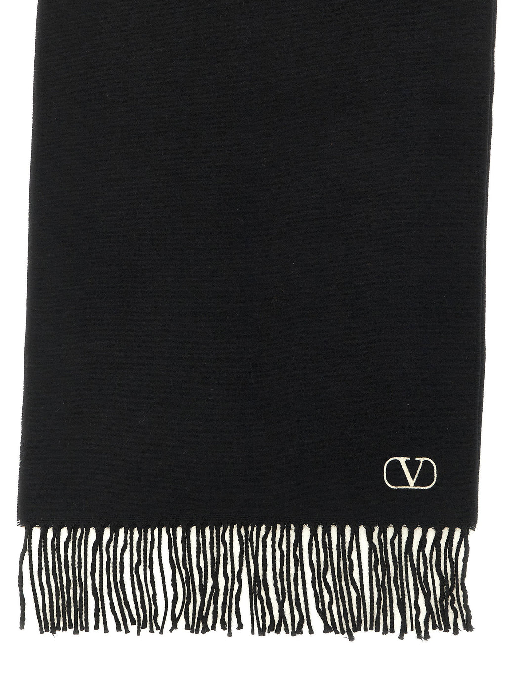 Cashmere Scarf Valentino Garavani With Fringes