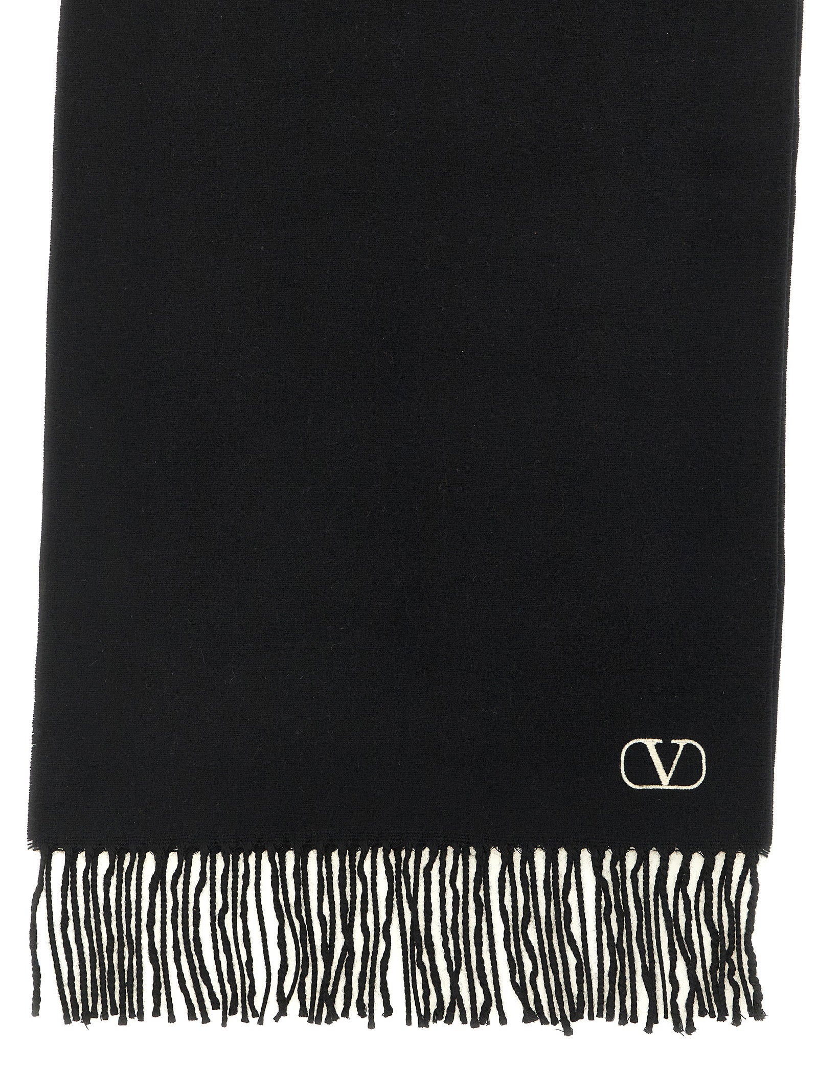 Cashmere Scarf Valentino Garavani With Fringes